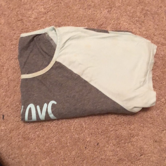 Blue and teal “always tired.” Nightgown - Picture 3 of 3